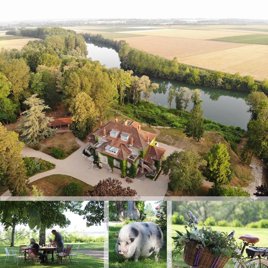 Le Relais Du Doubs En Bourgogne Bed and Breakfast Ciel Eksteriør billede